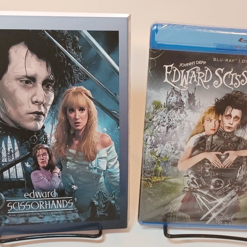 Edward Scissorhands (Blu-ray)-Custom Slipcover-NEW-Box Shipping w/Tracking
